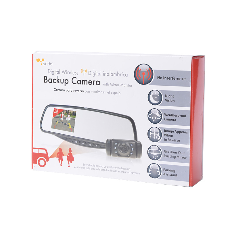 Backup camera packaging