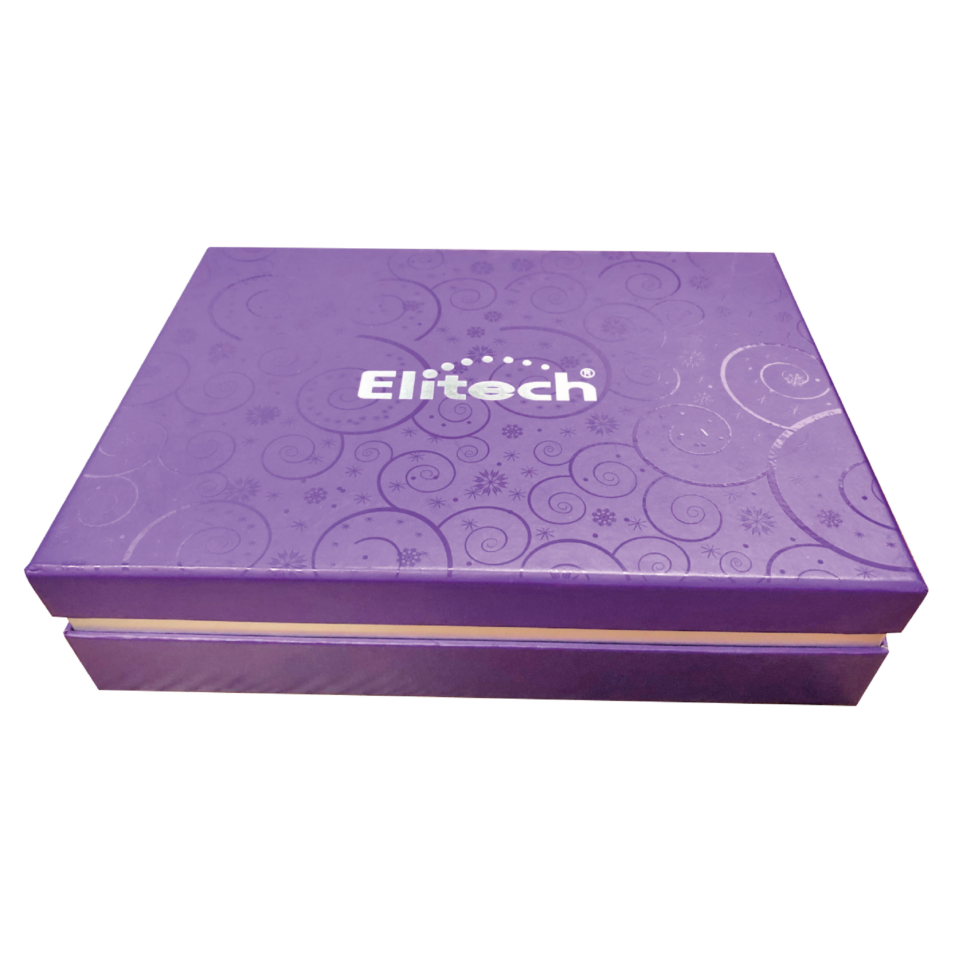 Cosmetic instrument gift boxes with EVA, silver stamping and matte lamination